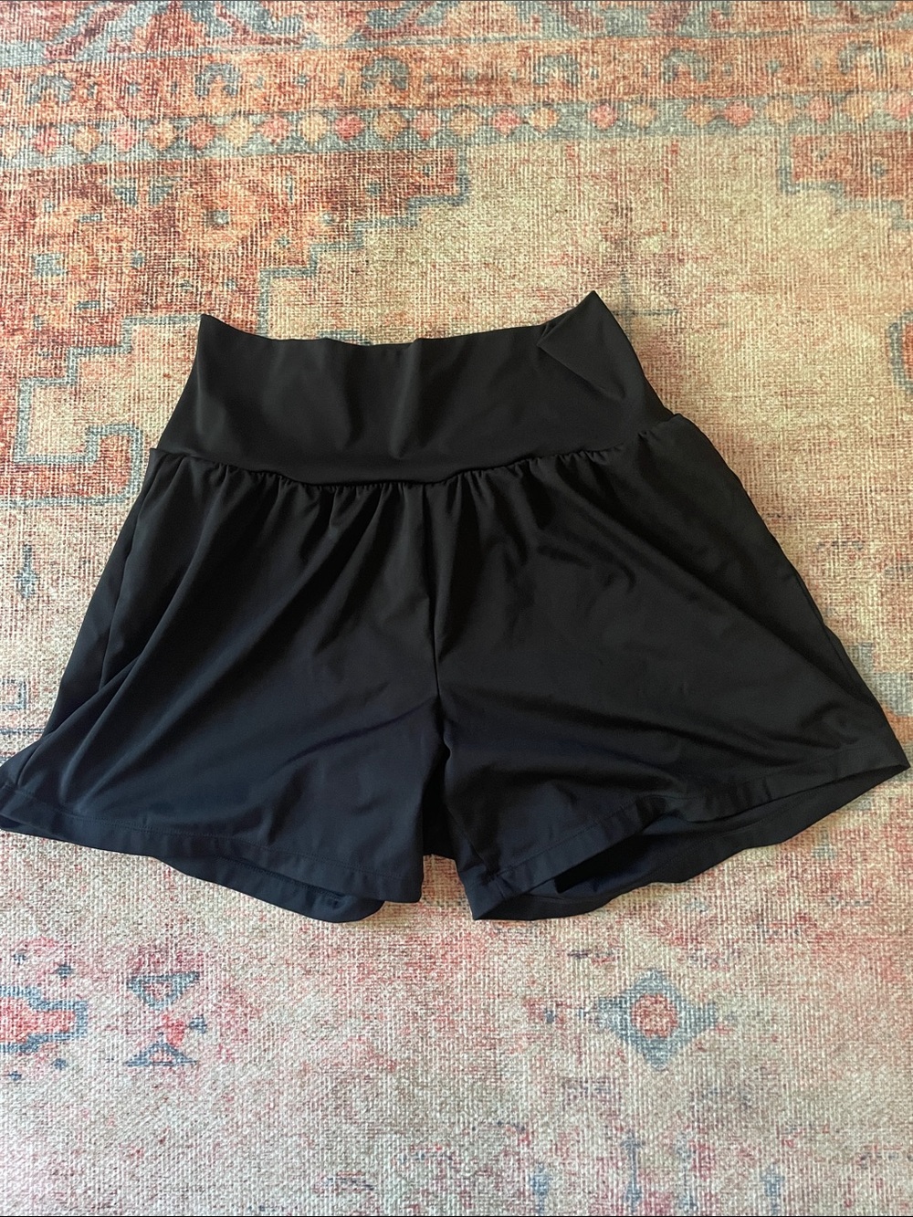 HALARA High-Waist Black Athletic Shorts